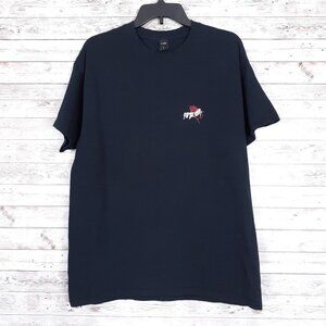 10.Deep Mens T Shirt L Black Short Sleeved 704A